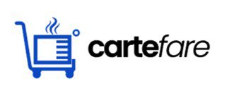 A blue and black logo for carteffect